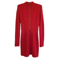Balmain Robe en laine rouge