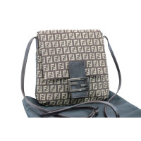 Fendi Schoudertas Canvas in Bruin