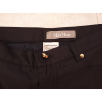 Max Mara Trousers Cotton in Black