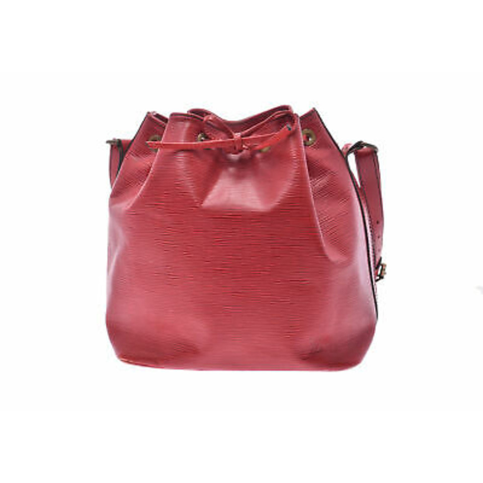 Louis Vuitton Sac Noé Leer in Rood