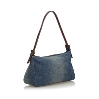 Fendi Handbag Jeans fabric in Blue