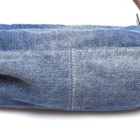 Fendi Handbag Jeans fabric in Blue