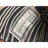 Gianni Versace Kleid aus Baumwolle in Schwarz