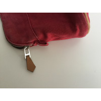 Hermès Clutch Bag Cotton in Red