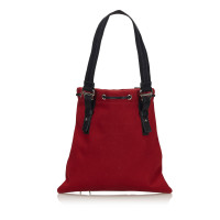 Yves Saint Laurent Tote bag Canvas in Rood