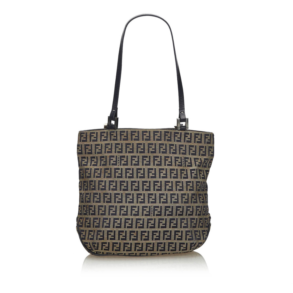 Fendi Tote Bag aus Canvas in Grau