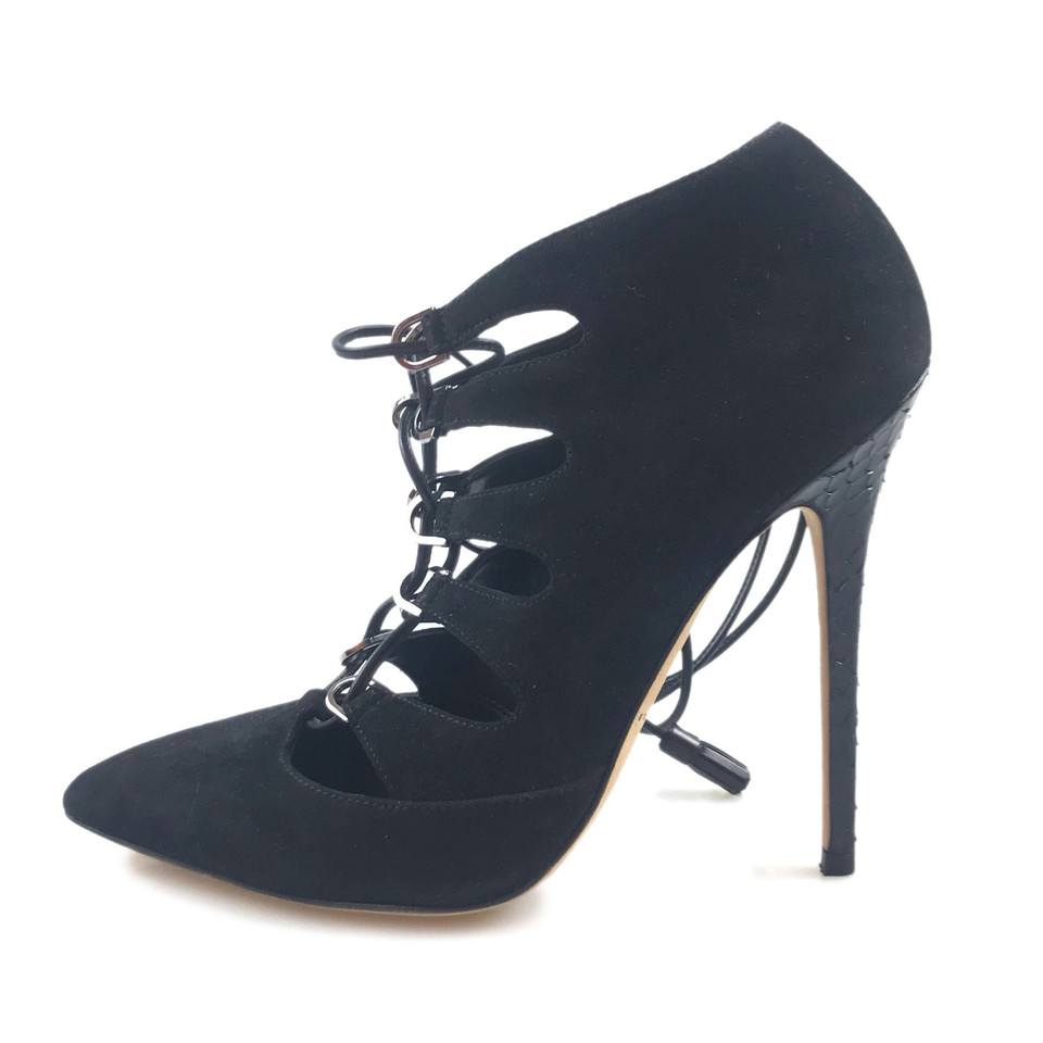 Brian Atwood Boots Suede in Black