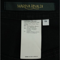 Marina Rinaldi Jeans en Denim en Noir