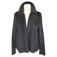 Strenesse Jacke/Mantel aus Wolle in Schwarz