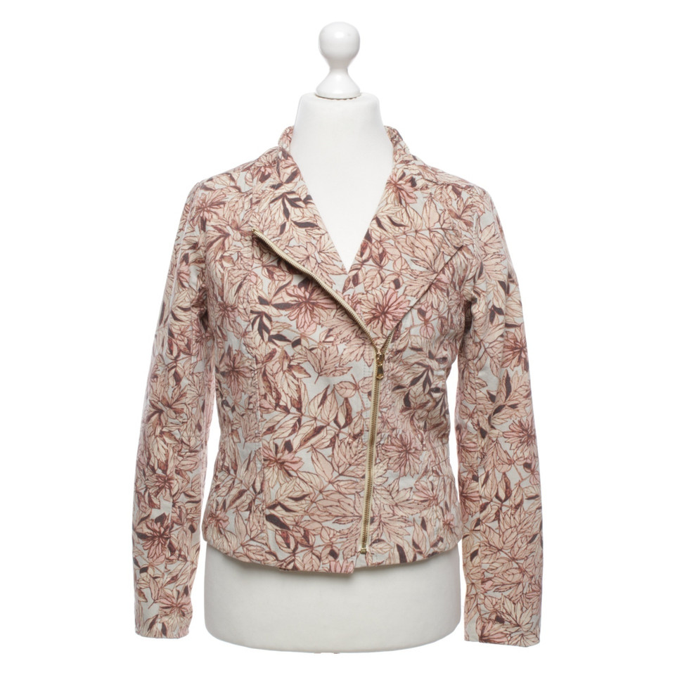 See By Chloé Denim jacket with a floral motif