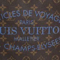 Louis Vuitton Shopper in Tela in Marrone