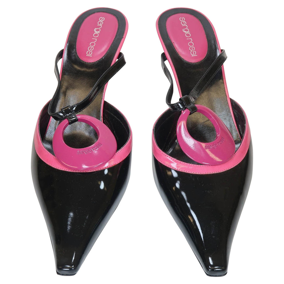 Sergio Rossi Pumps/Peeptoes Patent leather in Black