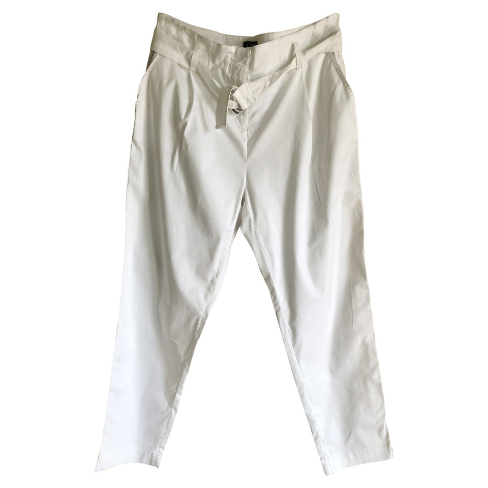 Armani Jeans Trousers Cotton in White