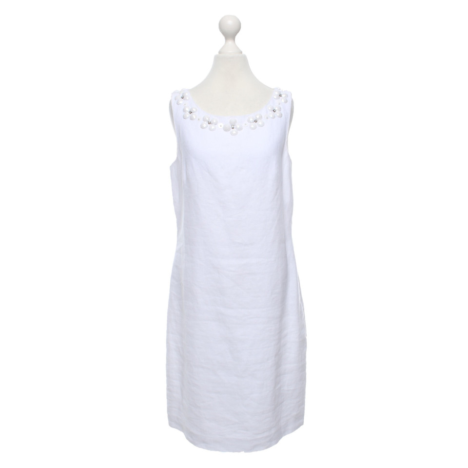 L.K. Bennett Dress Linen in White