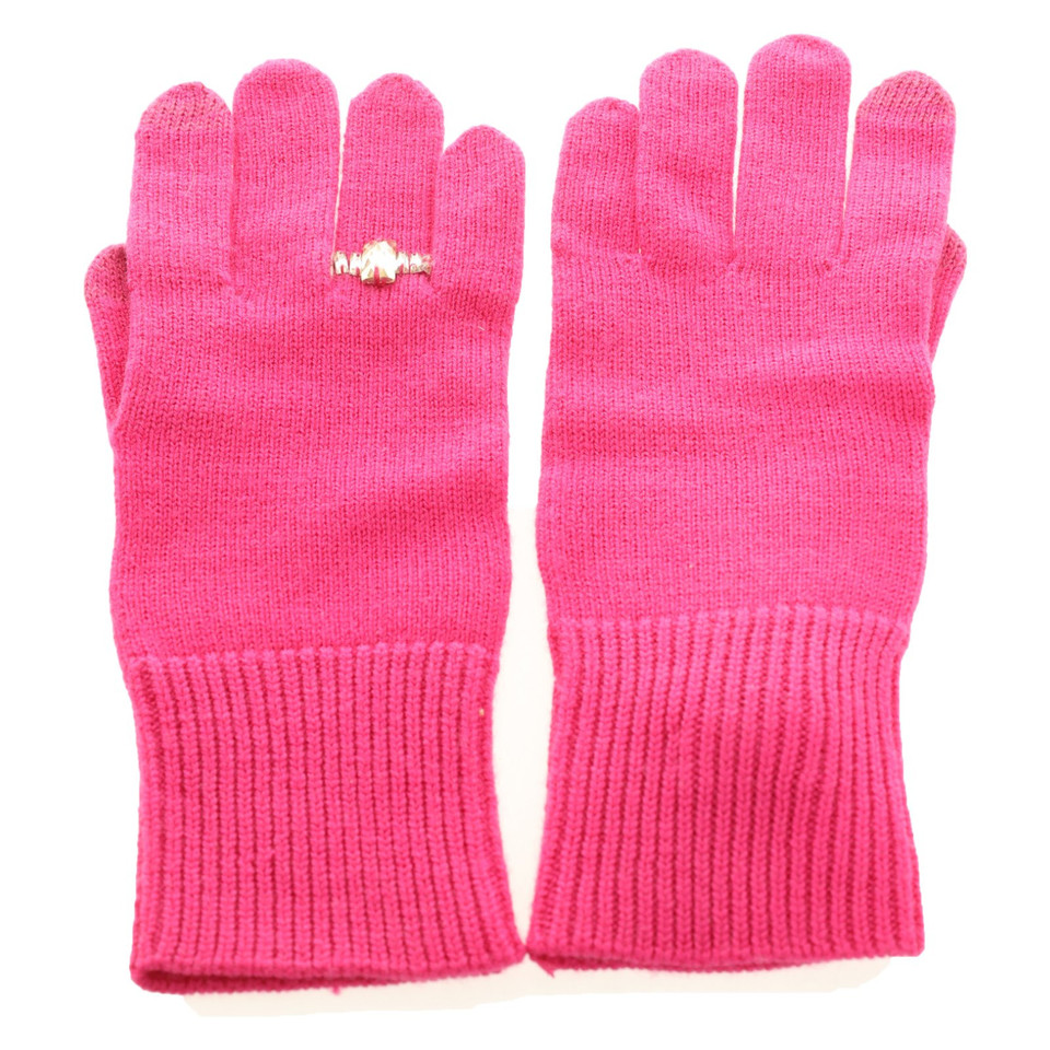 Kate Spade Handschuhe aus Wolle in Fuchsia