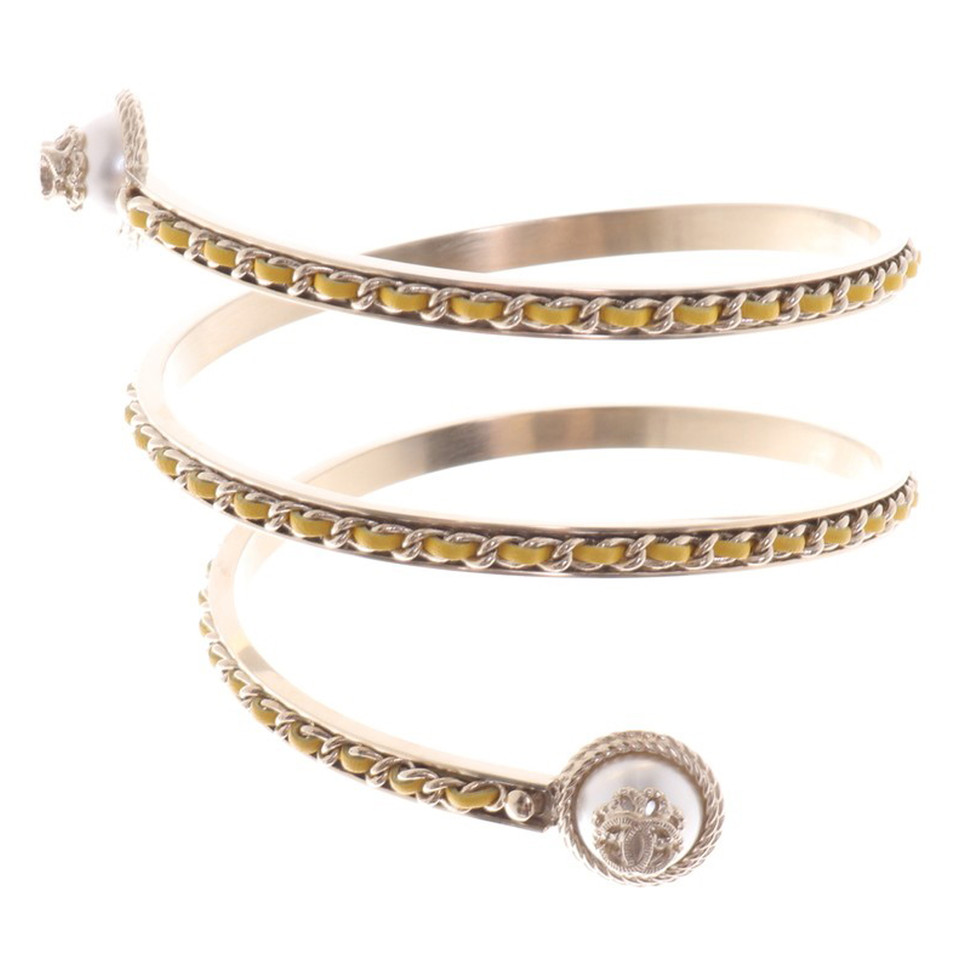 Chanel Bangle in white gold colors