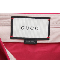 Gucci Creased trousers in red