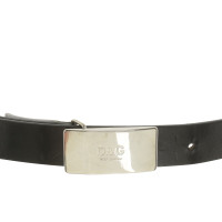 Dolce & Gabbana Leather belt in black