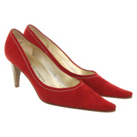 Kennel & Schmenger Pumps/Peeptoes Leather in Red
