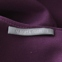 Alberta Ferretti Wollen jurk in paars