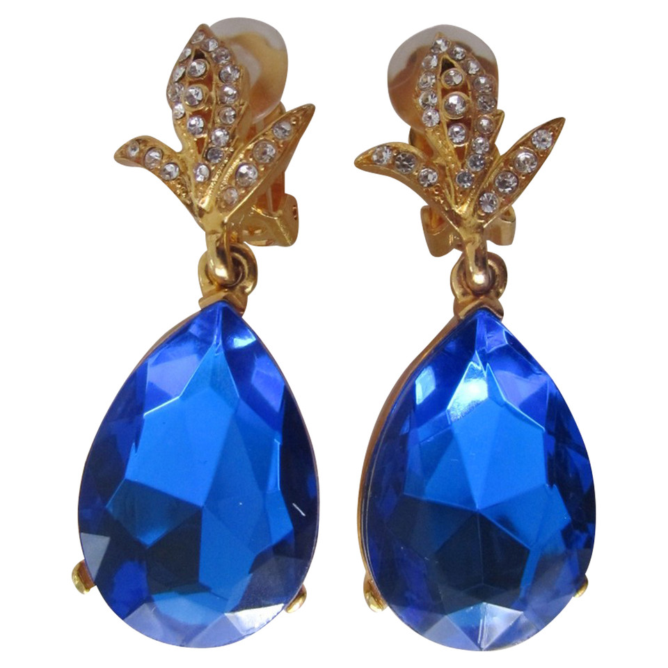 Oscar De La Renta Earring in Blue
