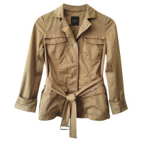 Max Mara Veste/Manteau en Coton en Ocre