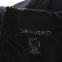 Cynthia Rowley Kleid in Schwarz/Blau
