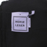 Hervé Léger Minigonna in nero / grigio