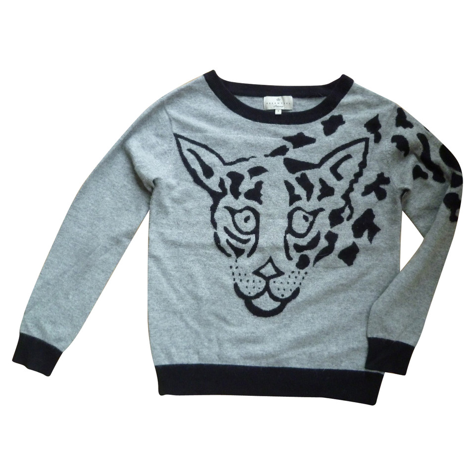 Essentiel Antwerp Sweater with panther motif