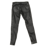 Oakwood Paire de Pantalon en Cuir en Noir