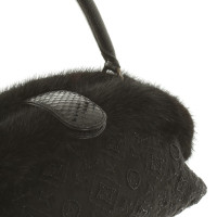 Louis Vuitton Handtasche mit Pelz