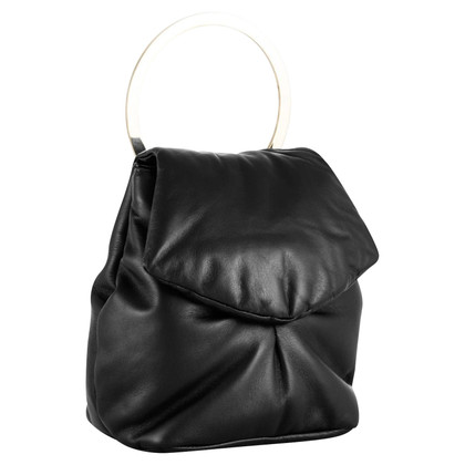 Genny Handtasche aus Leder in Schwarz