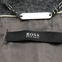 Hugo Boss Mantel in meliertem Grau