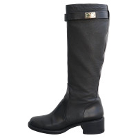 Givenchy Black Leather "Sharp" Boots