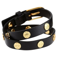 Tory Burch Armband Leer in Zwart