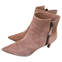 Pura Lopez Ankle boots Suede in Beige