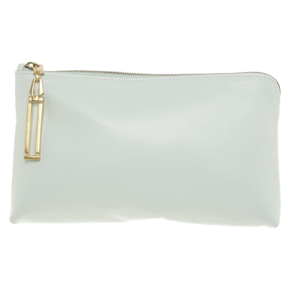 Elie Saab clutch in verde chiaro