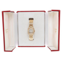 Cartier Armbanduhr "Panthere" aus Gelbgold mit Diamanten