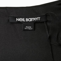 Neil Barrett Zijden top in zwart 