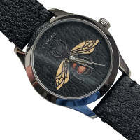 Gucci Watch Leather in Black