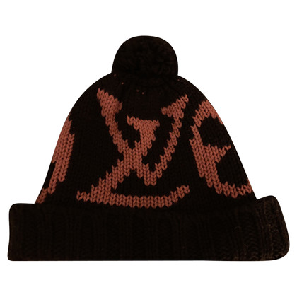 Louis Vuitton Hut/Mütze aus Wolle in Braun