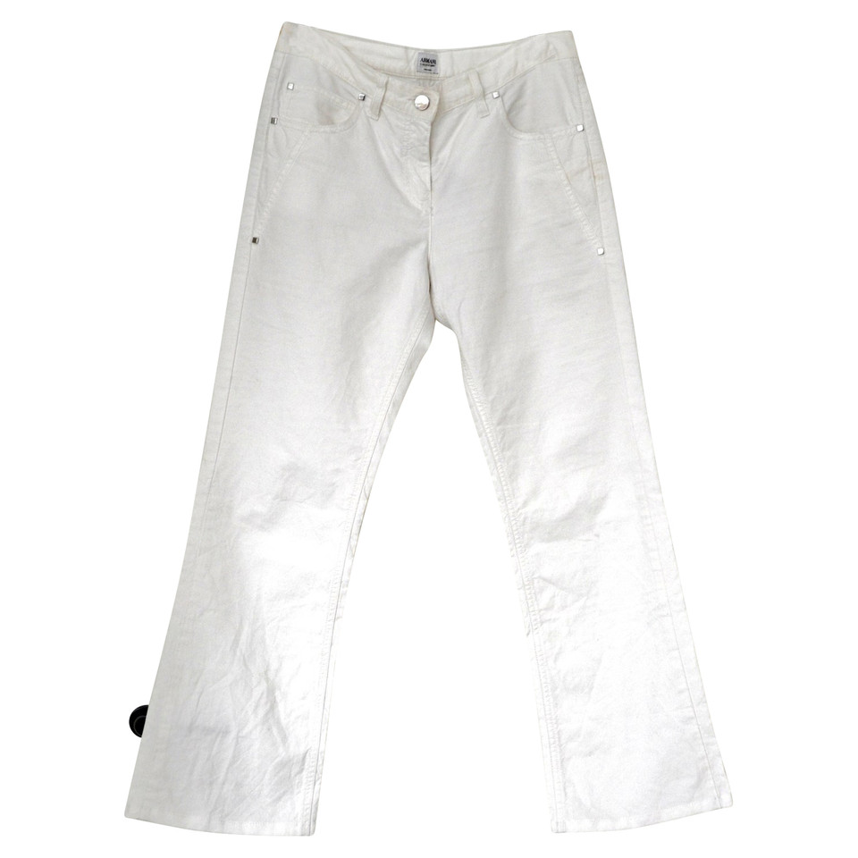 Armani Collezioni Pantalon en blanc