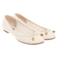 Louis Vuitton Mocassini/Ballerine in Pelle in Crema