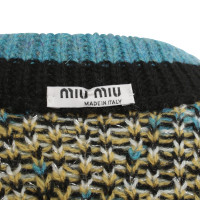 Miu Miu Strickweste mit Muster