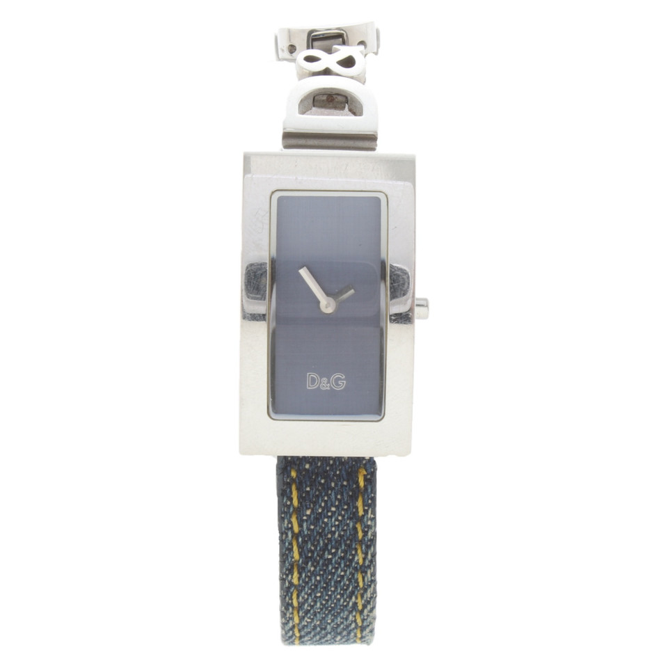 Dolce & Gabbana Armbanduhr aus Stahl in Blau