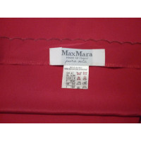 Max Mara Vest Zijde in Rood