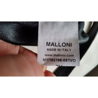 Malloni Umhängetasche aus Leder in Schwarz