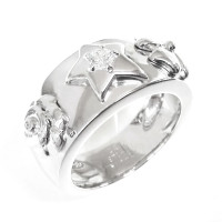 Chanel Ring White gold in Silvery