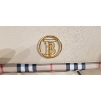 Thomas Burberry Clutch Canvas in Beige