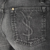 Yves Saint Laurent Jeans Katoen in Zwart